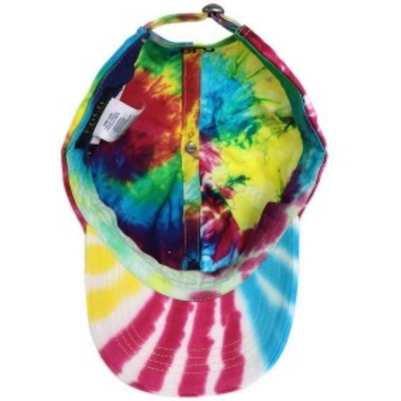 NEW POLO rainbow tie dye baseball cap hat ralph - Picture 14 of 16